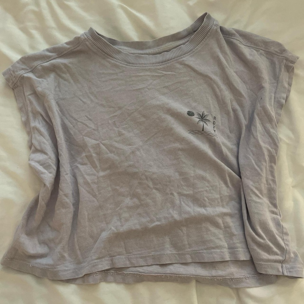 Roxy Gray Graphic Tee